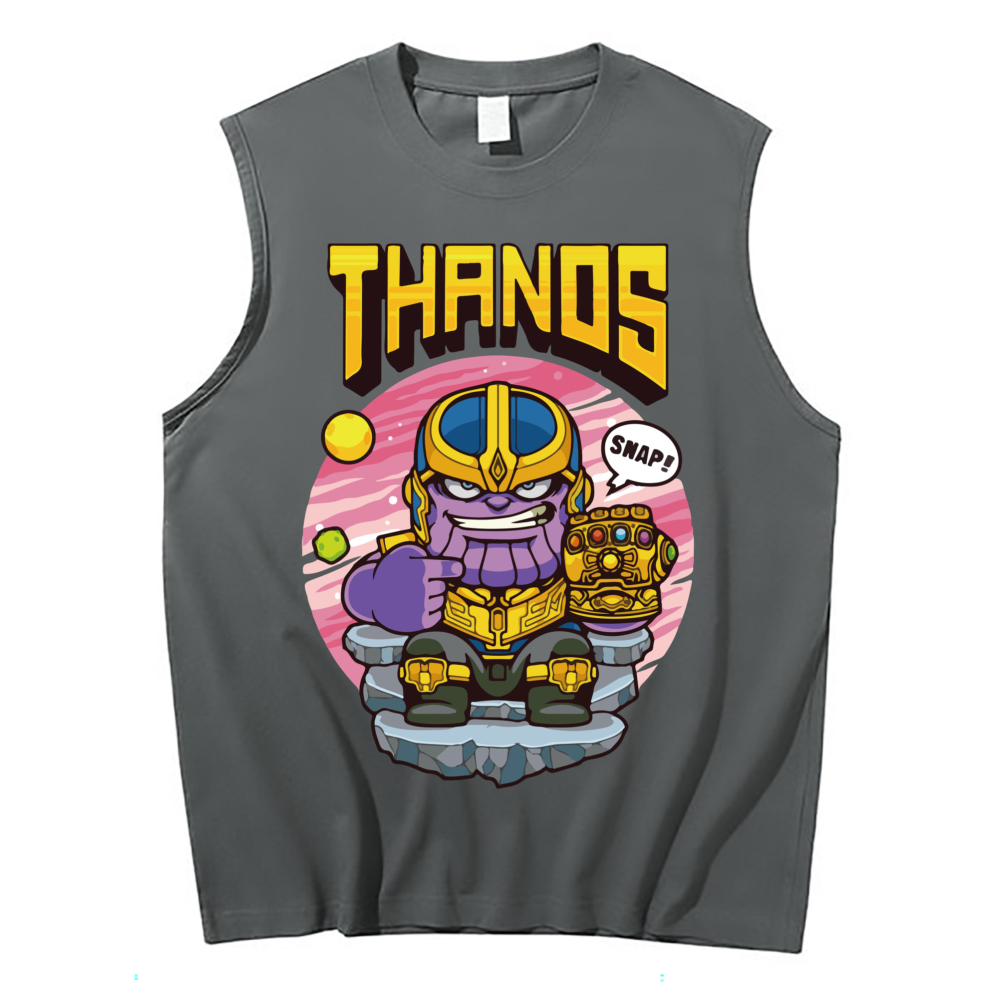 （画像用） アベンジャーズ The Avengers コットン100％タンクトップ（フロントプリント）